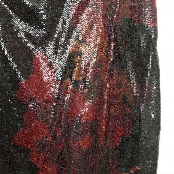 Elie Tahari black sequin mini dress - Picture 3 of 11